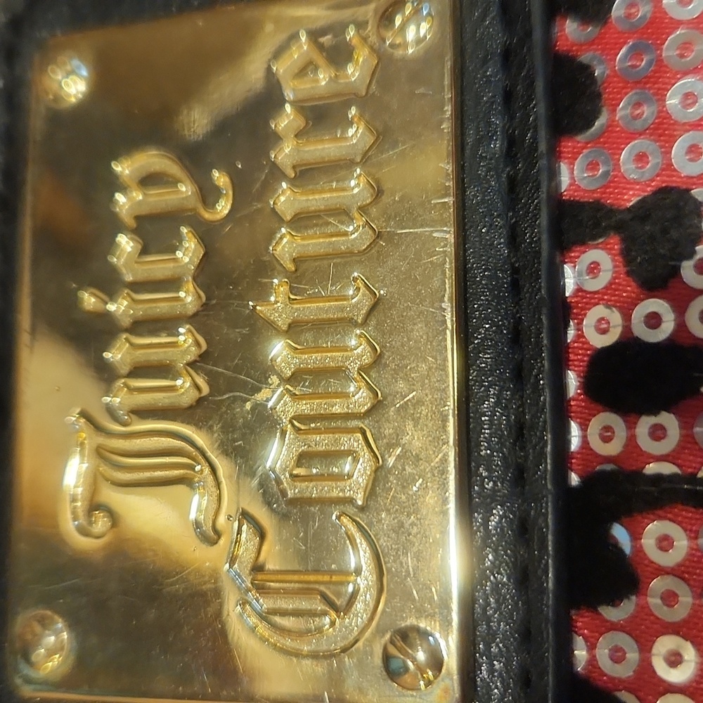 Juicy Couture Glittering Pink Leopard Backpack - Picture 2 of 5